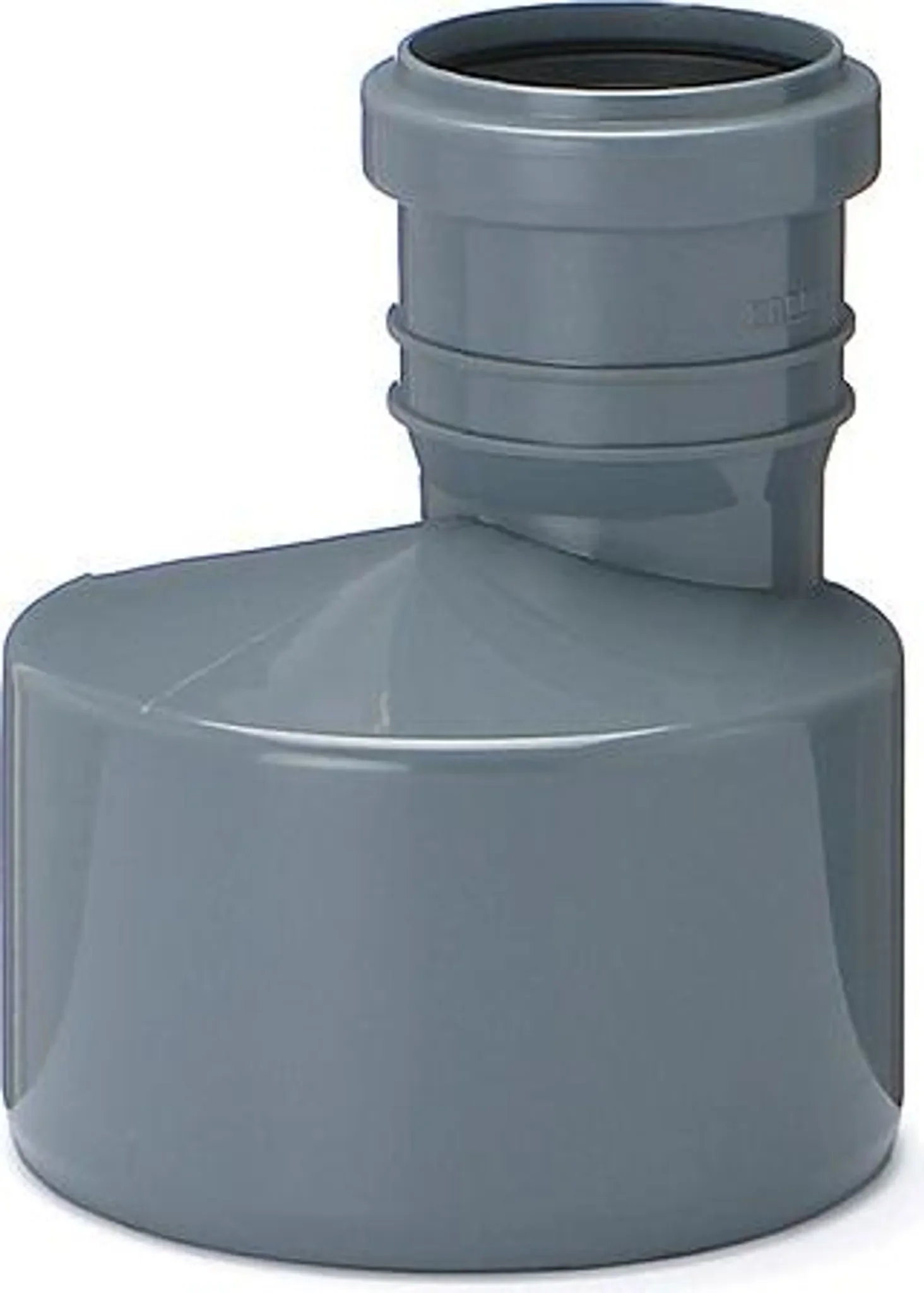 Reduktion 75 / 50 – HT-Reduzierstück aus Polypropylen, grau