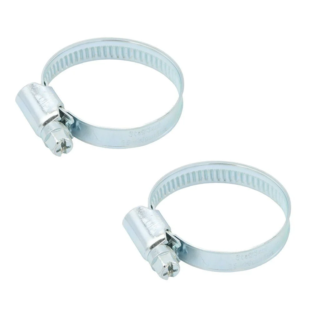 Verzinkte Schlauchschellen 25–40 mm – 2er-Set, 1" Zoll