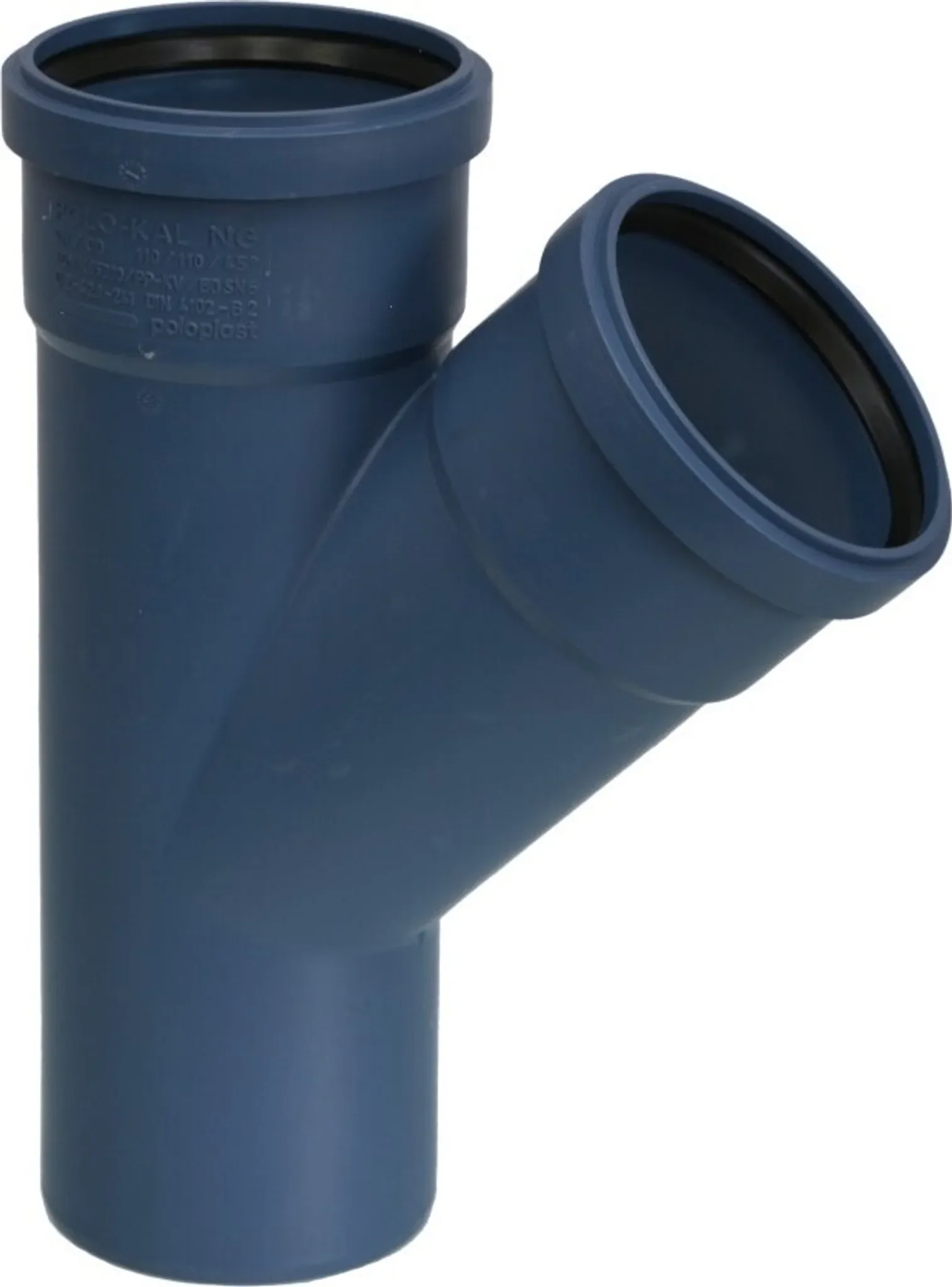 Abzweig DN 110/40 – 45° schallgedämmt, POLO-KAL NG