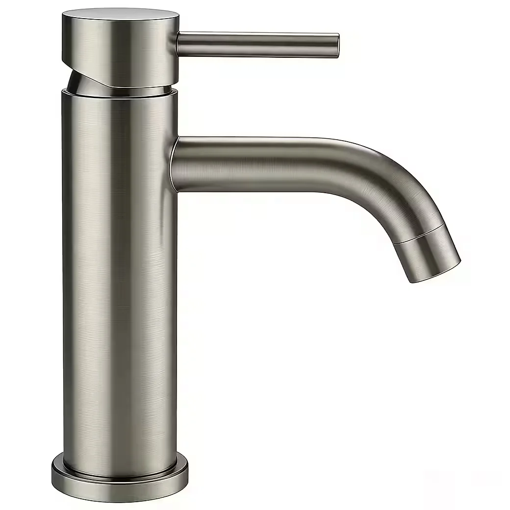 AICA Waschtischarmatur 304 Edelstahl Einhebelmischer Wasserhahn