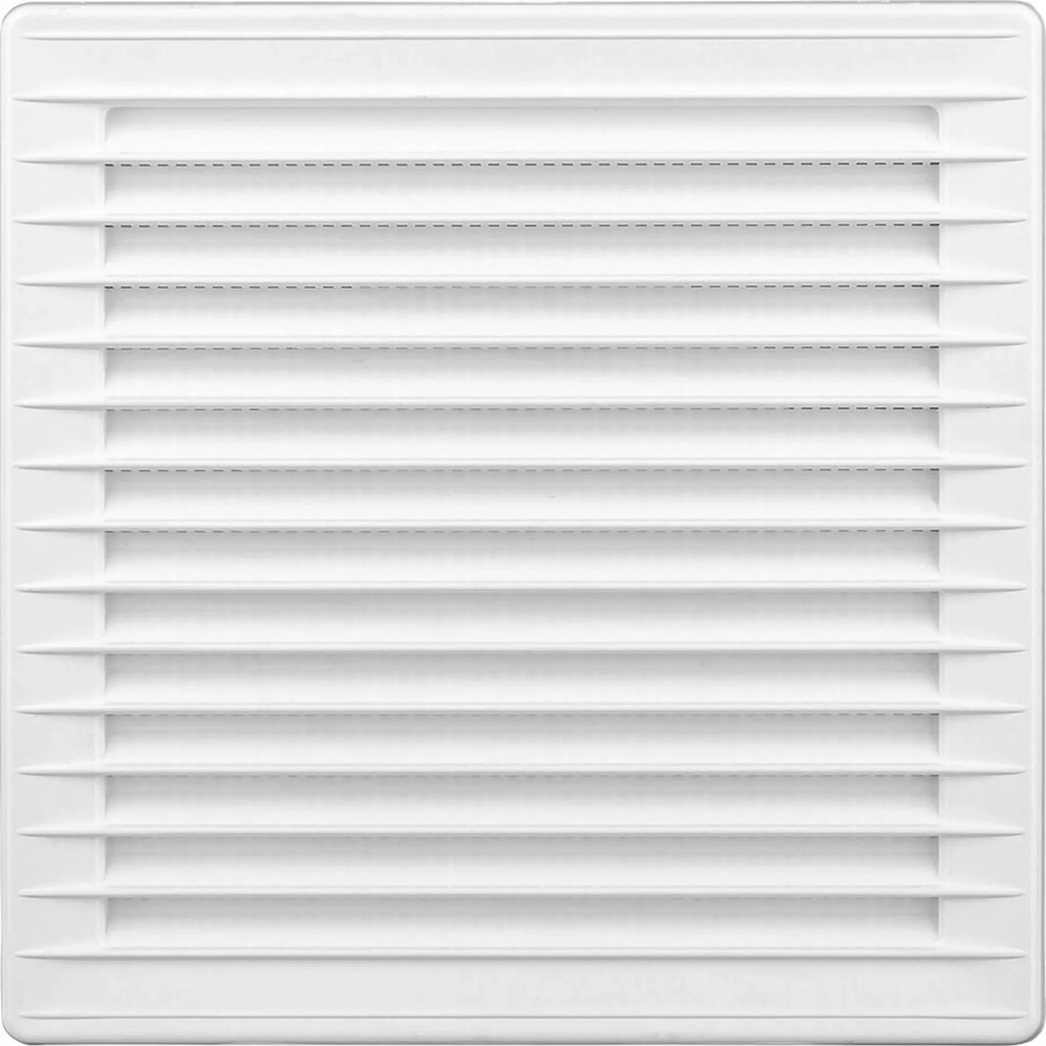 Lüftungsgitter EDM 87724 – Weiß 17×17×1,15 cm mit Moskitonetz