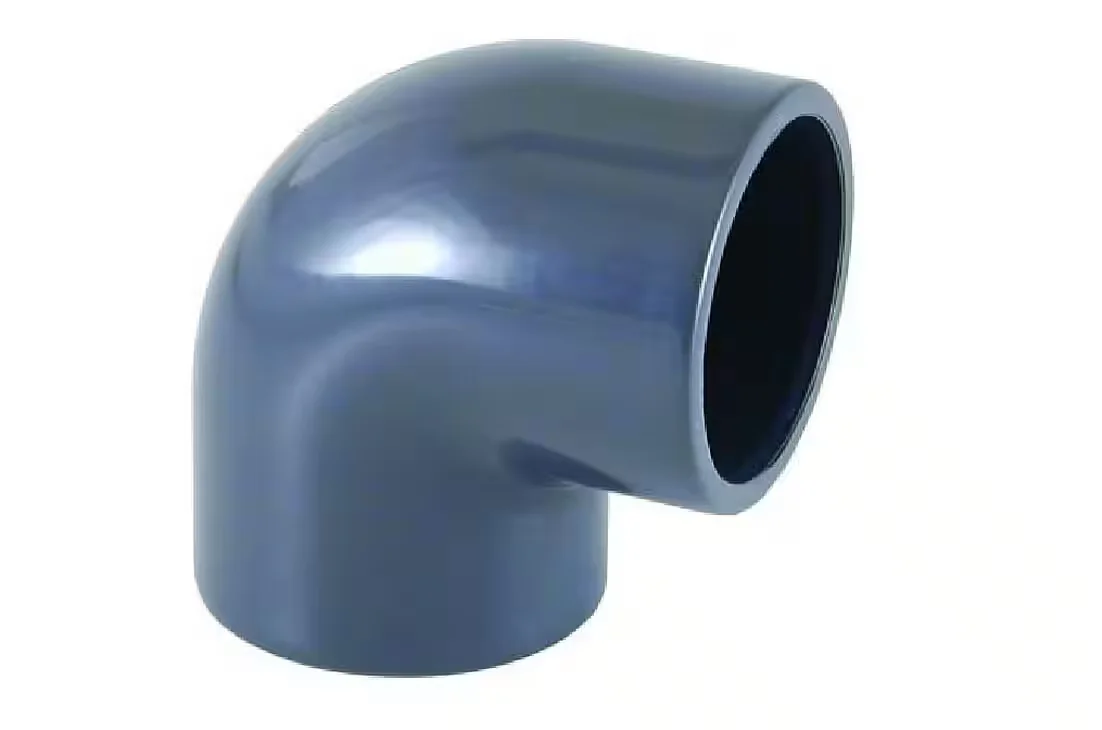 CEPEX PVC Winkel 90 Grad 50 mm Klebewinkel PN10 mit Muffen