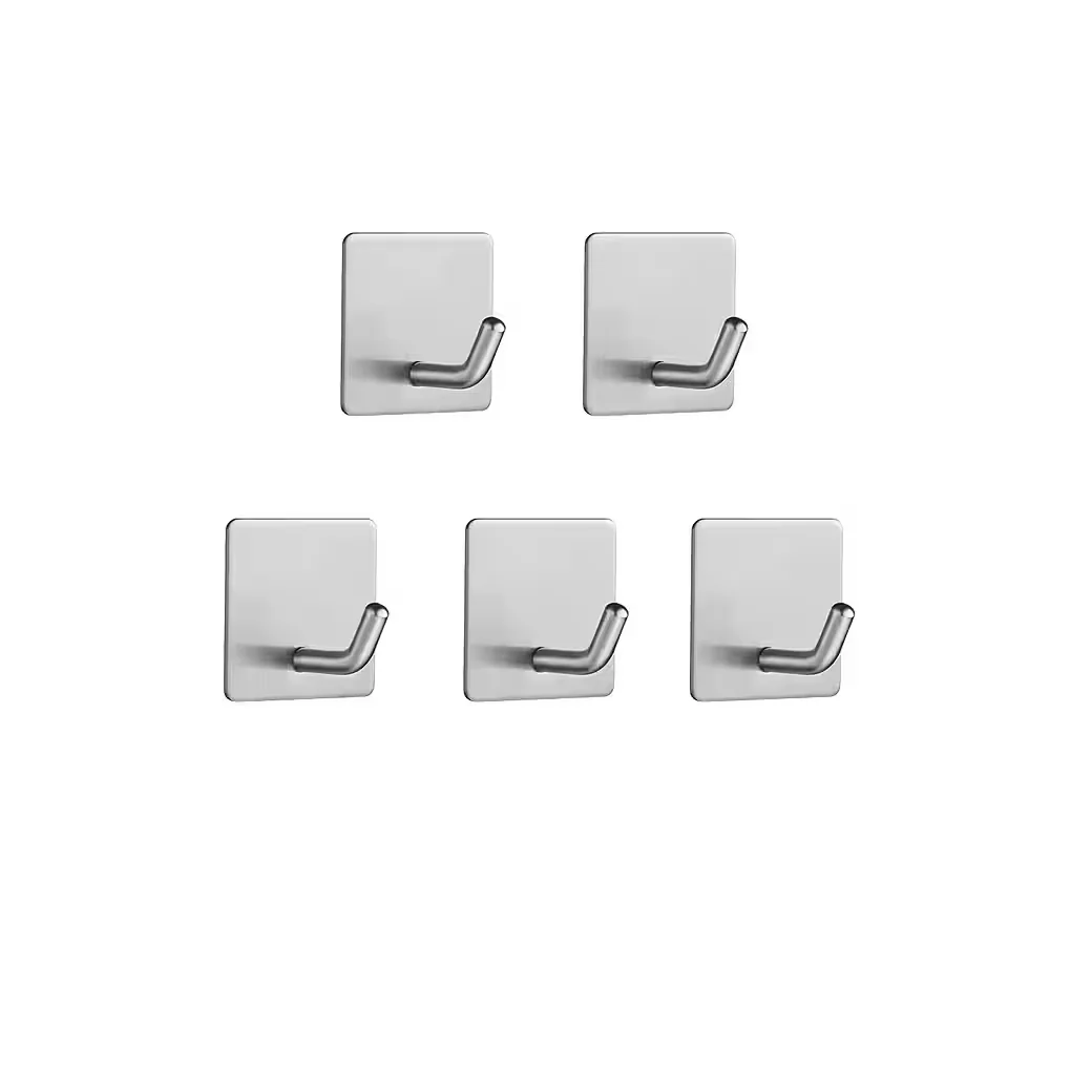 TECBULL Handtuchhaken Klebehaken Edelstahl selbstklebend V2