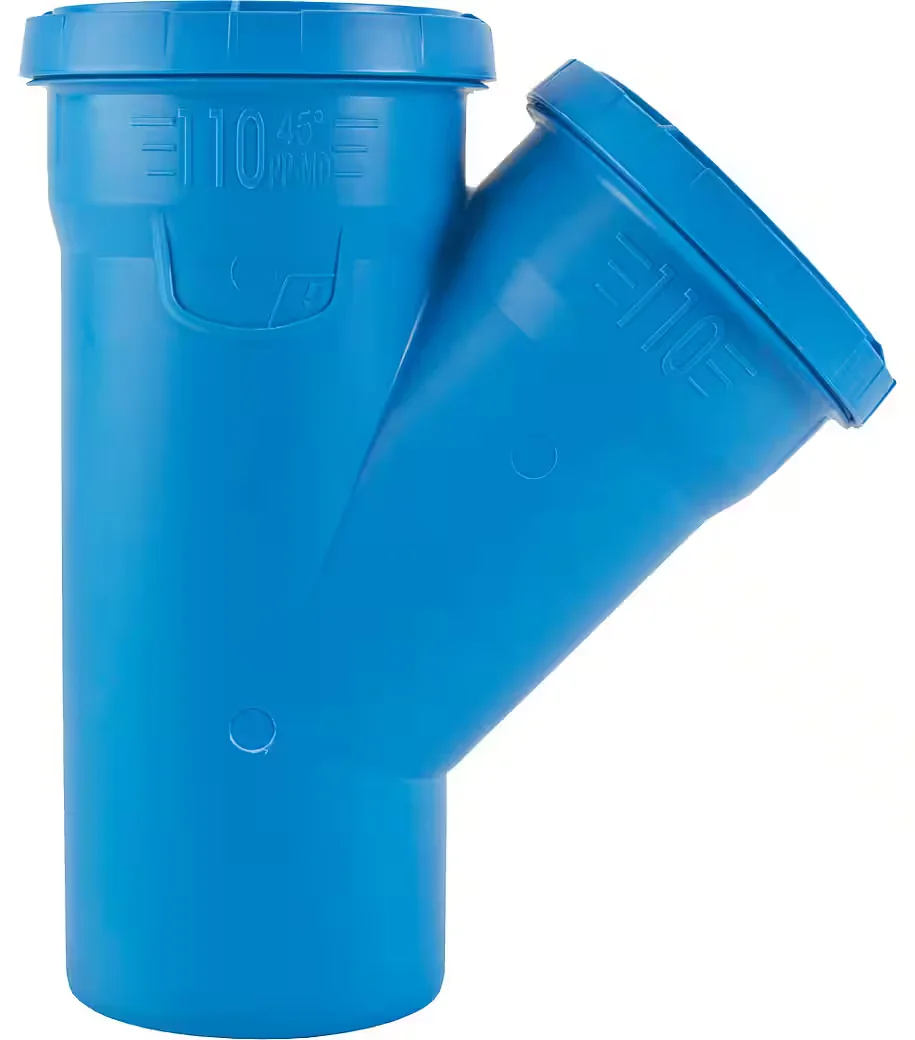 MARLEY dBlue HT-Rohr Abzweig DN 50/50 45 Grad für Abwasser