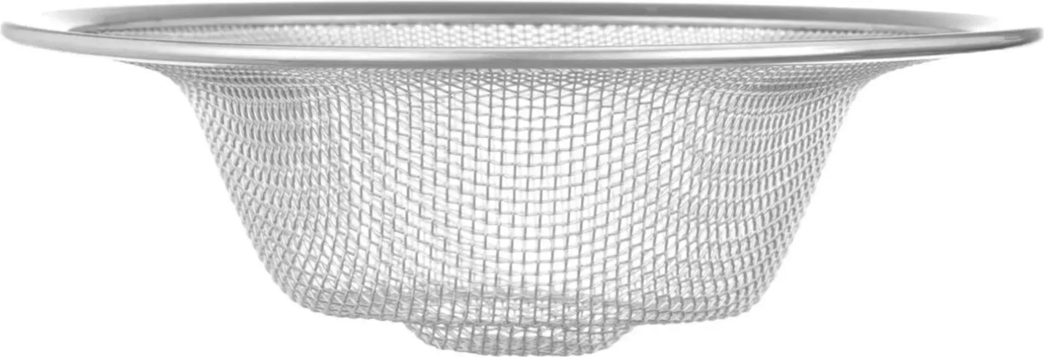 Rundes Abflusssieb für Spülbecken – Edelstahl, Ø 110 mm