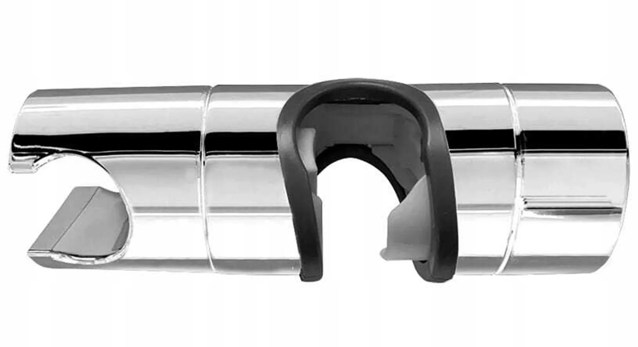 Brausehalter für Brausegarnitur & Brausesäule – Chrom, 12 × 4 cm