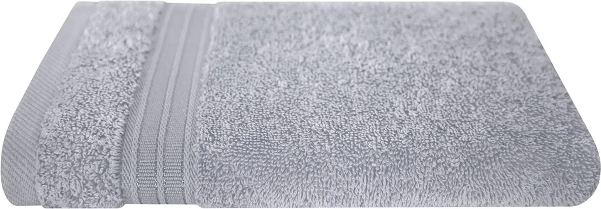 Gästetuch SIENA – Silbergrau, 30 × 50 cm