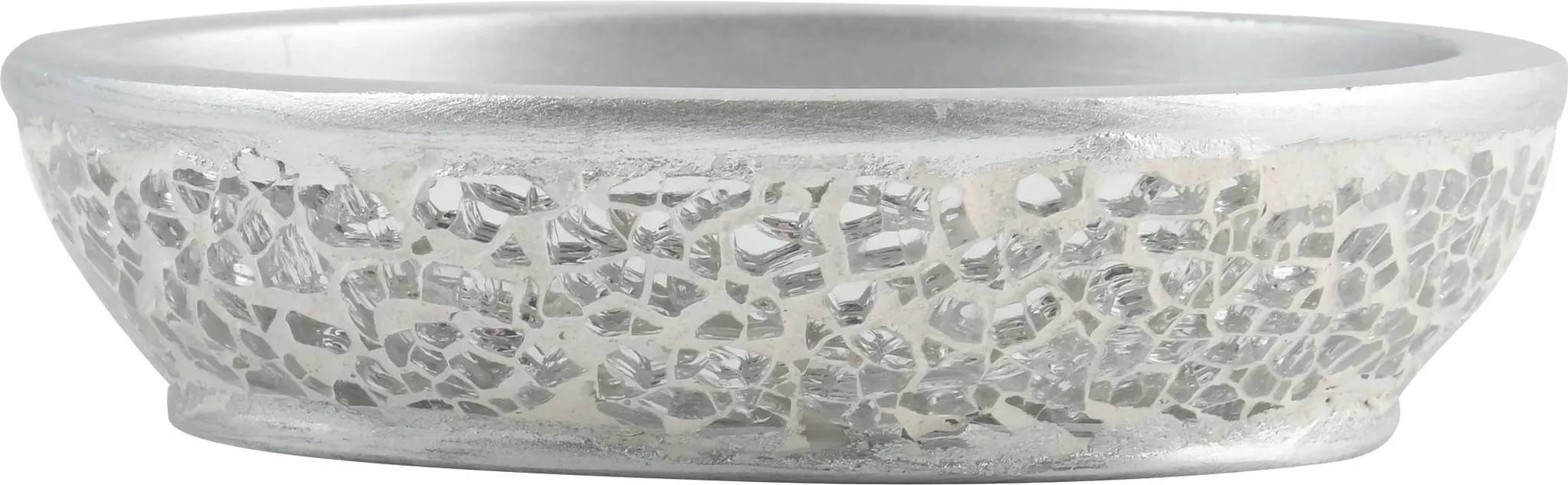Seifenschale Scarlett – Polyresin, Silber